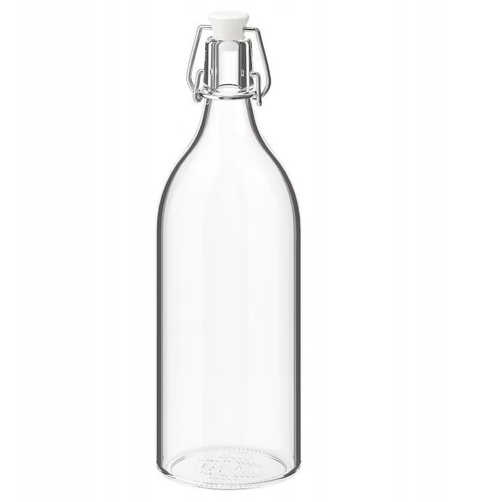 Butelka z kapslem Ikea Korken 302.135.52 29x9 cm 1 l przezroczysta