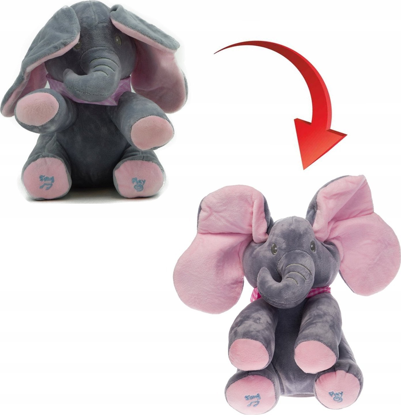 Skleplolki INTERAKTYWNY SŁOŃ Z DŹWIĘKIEM AKUKU