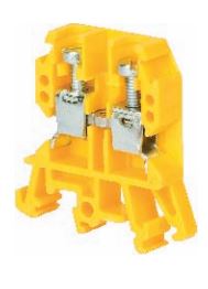 Pokój Złączka szynowa gwintowana ZUG-G10 żółta A11-0201