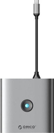 HUB USB Orico Adapter Hub 6w1 Orico, HDMI 4K + 2x USB-A 3.0, USB-C, 100W PD