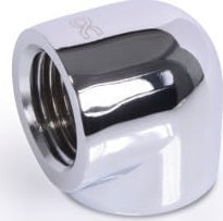Alphacool Alphacool Eiszapfen Adapter 90 Grad G1/4 Zoll IG auf G1/4 Zoll IG - chrome