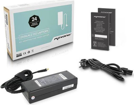 Zasilacz do laptopa Movano 135 W, 1.7 mm, 7.1 A, 19 V (ZZ/ACE1971)