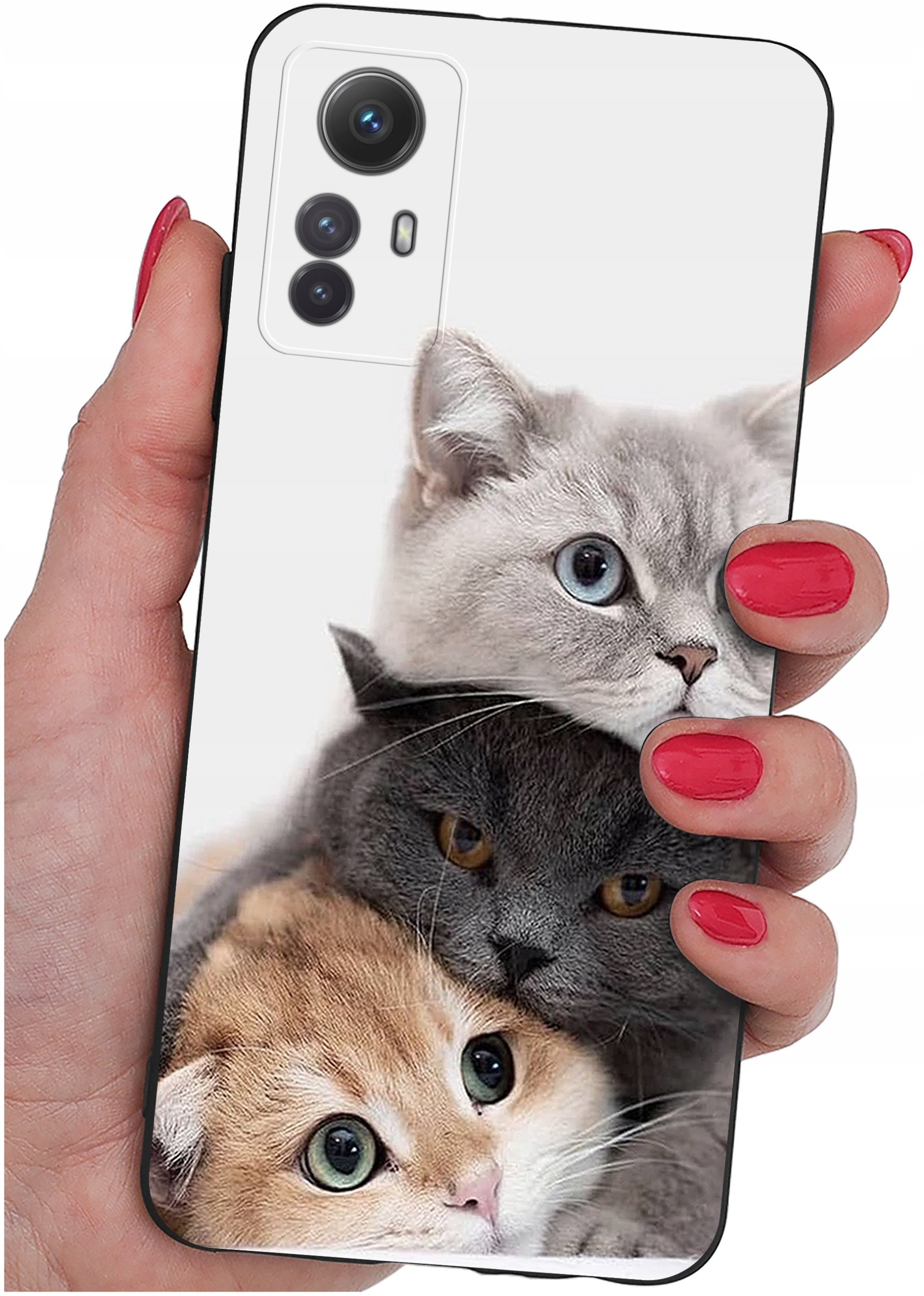 krainaGSM ETUI do Xiaomi Redmi Note 12S | Wzory | SILIKONOWE MATT CASE + SZKŁO 9H