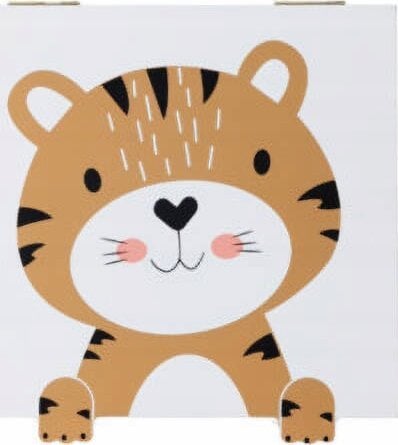 Home Styling Collection Szkatułka na dziecięce skarby Zwierzątka z łapkami, 15 x 15 x 7 cm