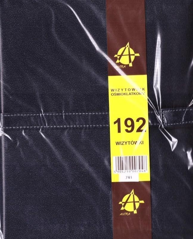 Antra Wizytownik ośmioklatkowty 192 granatowy