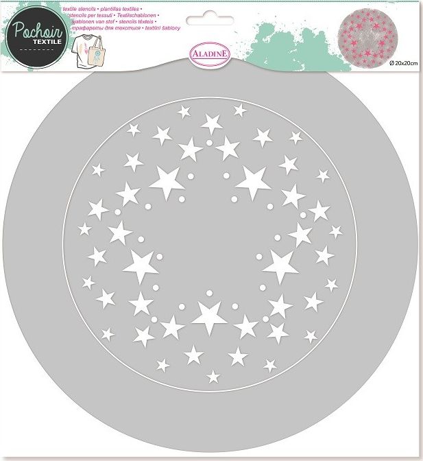 Aladine Szablon okrągły Gwiazdki D: 28 cm