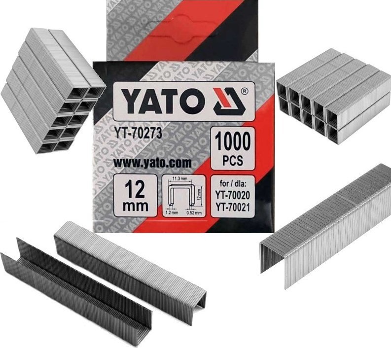 Yato Zszywki 12mm /1,2x11,3/ 1000szt (YT-70273)