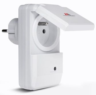Maclean Gniazdko sieciowe sterowane pilotem Maclean Energy MCE158 zewnętrzne 1szt. + bateria do pilota (MCE158)