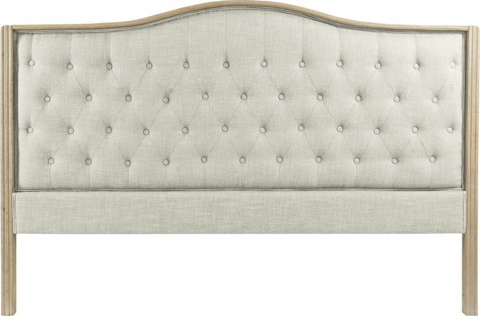 DKD Home Decor Zagłówek do łóżka DKD Home Decor Beżowy Naturalny Drewno Drewno kauczukowe 180 x 10 x 120 cm