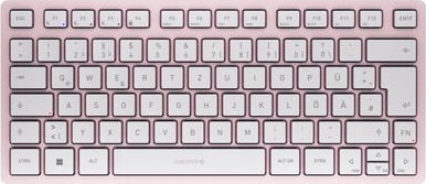 Klawiatura Cherry CHERRY TAS KW 7100 MINI BT Wireless DE-Layout Cherry Blossom