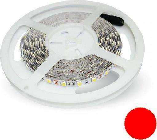 Taśma LED V-TAC Taśma LED V-TAC SMD5050 300LED IP20 11W/m VT-5050 Czerwony