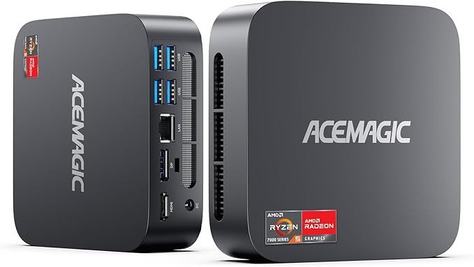 ACEMAGIC K1 Mini PC, AMD Ryzen 5 7430U 16 GB DDR4 512 GB SSD