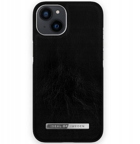 Etui Do Apple iPhone 13 Ideal Of Sweden Glossy Black Silver Czarne Atelier one size