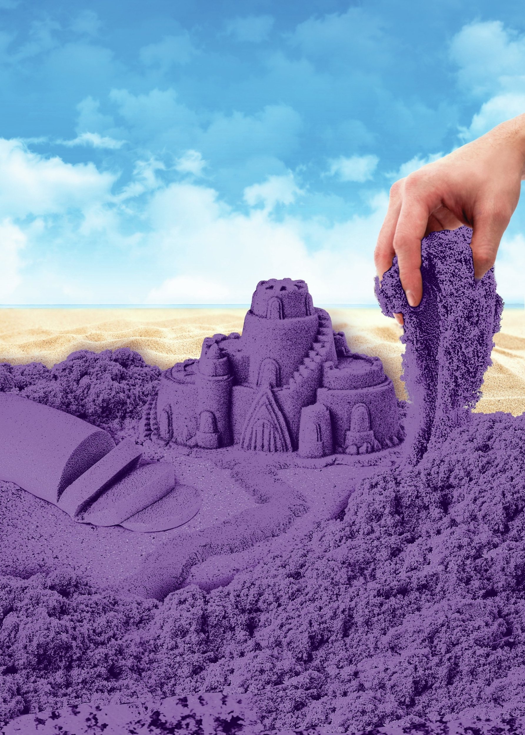 SPIN Kinetic Sand piasek907g fioletowy 6061465 /3
