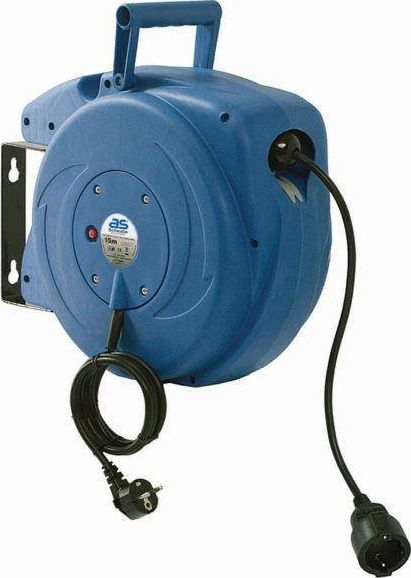 AS Schwabe Przedłużacz ze zwijaczem 15 m AS-SCHWABE 3G1,5 winyl