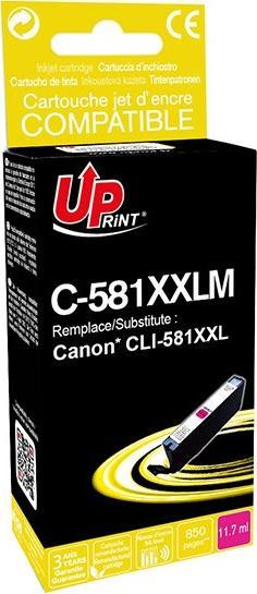 Tusz UPrint UPrint kompatybilny ink / tusz z CLI-581M XXL, magenta, 11,7ml, C-581XXLM, very high capacity, dla Canon PIXMA TR7550, TR8550, TS6