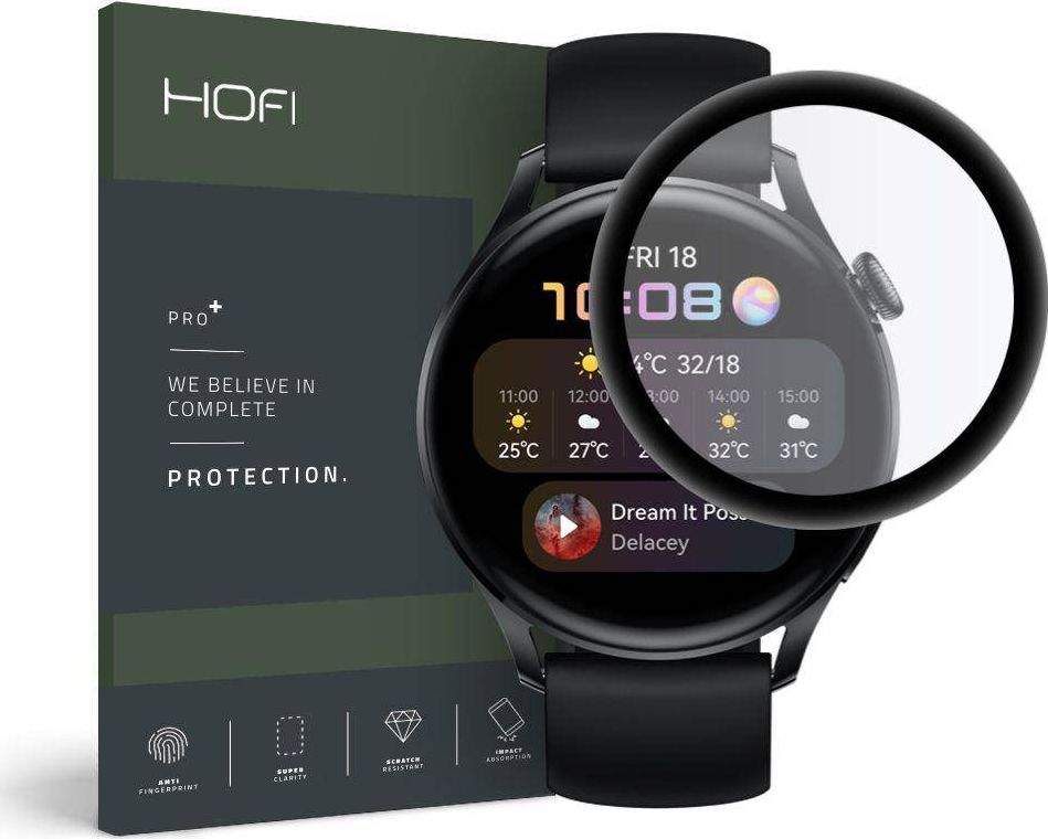 Hofi Glass SZKŁO HYBRYDOWE HOFI HYBRID GLASS HUAWEI WATCH 3 46MM BLACK