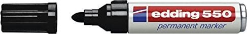 Edding MARKER PERMANENTNY OKRĄGŁA KOŃCÓWKA 3-4MM CZARNY - 550/001/C ED