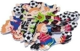 BREWIS Naklejki z pianki football 18szt