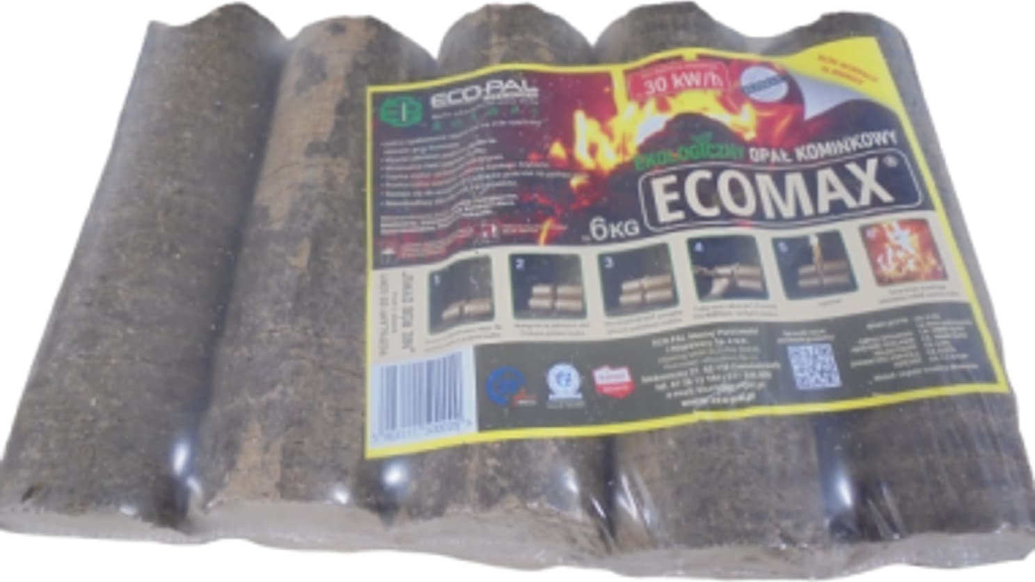 Eco-Pal OPAŁ KOMINKOWY EKOLOGICZNY ECOMAX 6KG