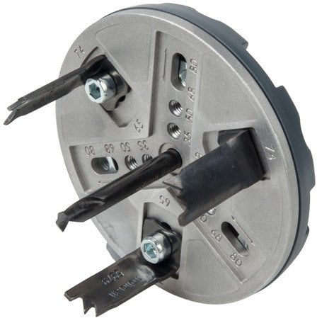 wolfcraft GmbH 5985000, Drill, Circle cutter drill bit, Right hand rotation, Plasterboard, Plywood, Softwood, Panel, 8.5 mm, 3 cm