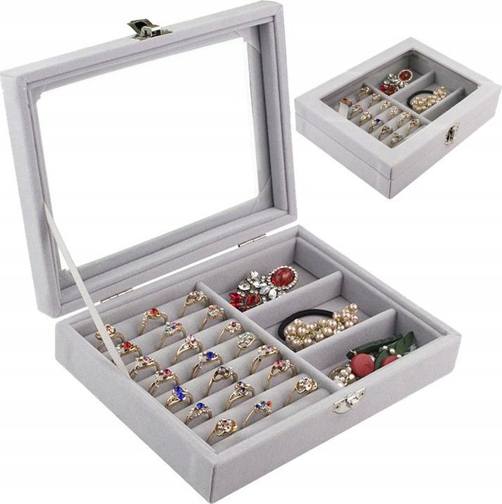 Korbi SZKATUŁKA ETUI PUDEŁKO ORGANIZER PIERŚCIONKI B5