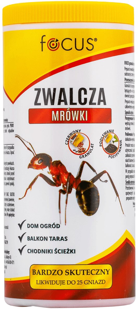 Focus granulat zwalcza mrówki solniczka 250g