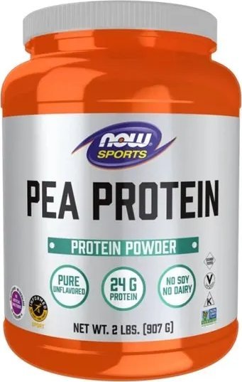 NOW Foods NOW Foods - Białko Grochowe, Pea Protein, Bezsmakowe, Proszek, 907 g