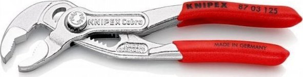 Knipex SZCZYPCE NASTAWNE DO RUR COBRA 125MM, CHROM