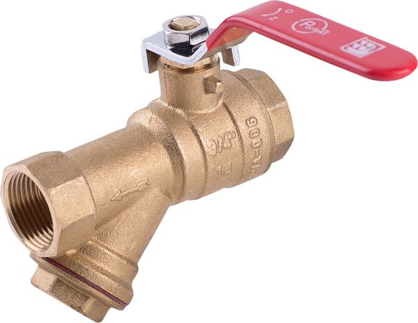 Perfexim Zawór kulowy wodny WW DN20 z filtrem typ ciężki PHA-006 G3/4 (01-006-0200-000)