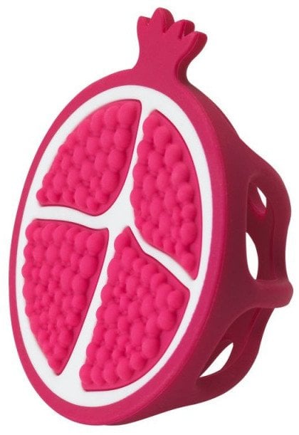 Infantino INFANTINO Soothing Silicone Teether, Pomegranate