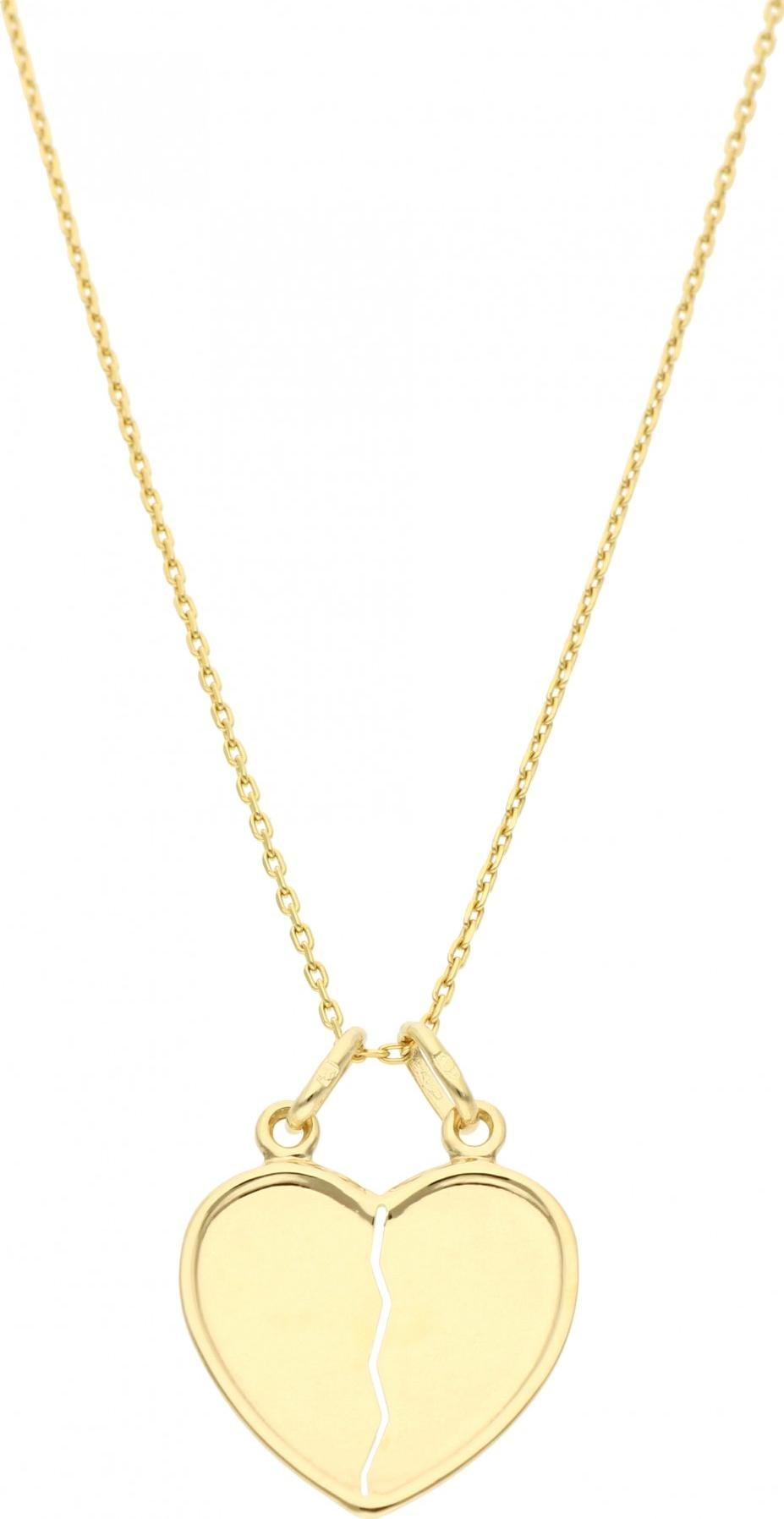 Rosanto Złota zawieszka serce dla dwojga 585 14k
