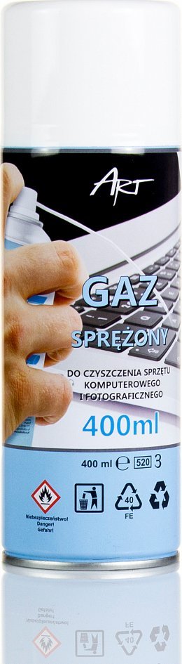Art Sprężone powietrze do usuwania kurzu 400 ml (AS-04)