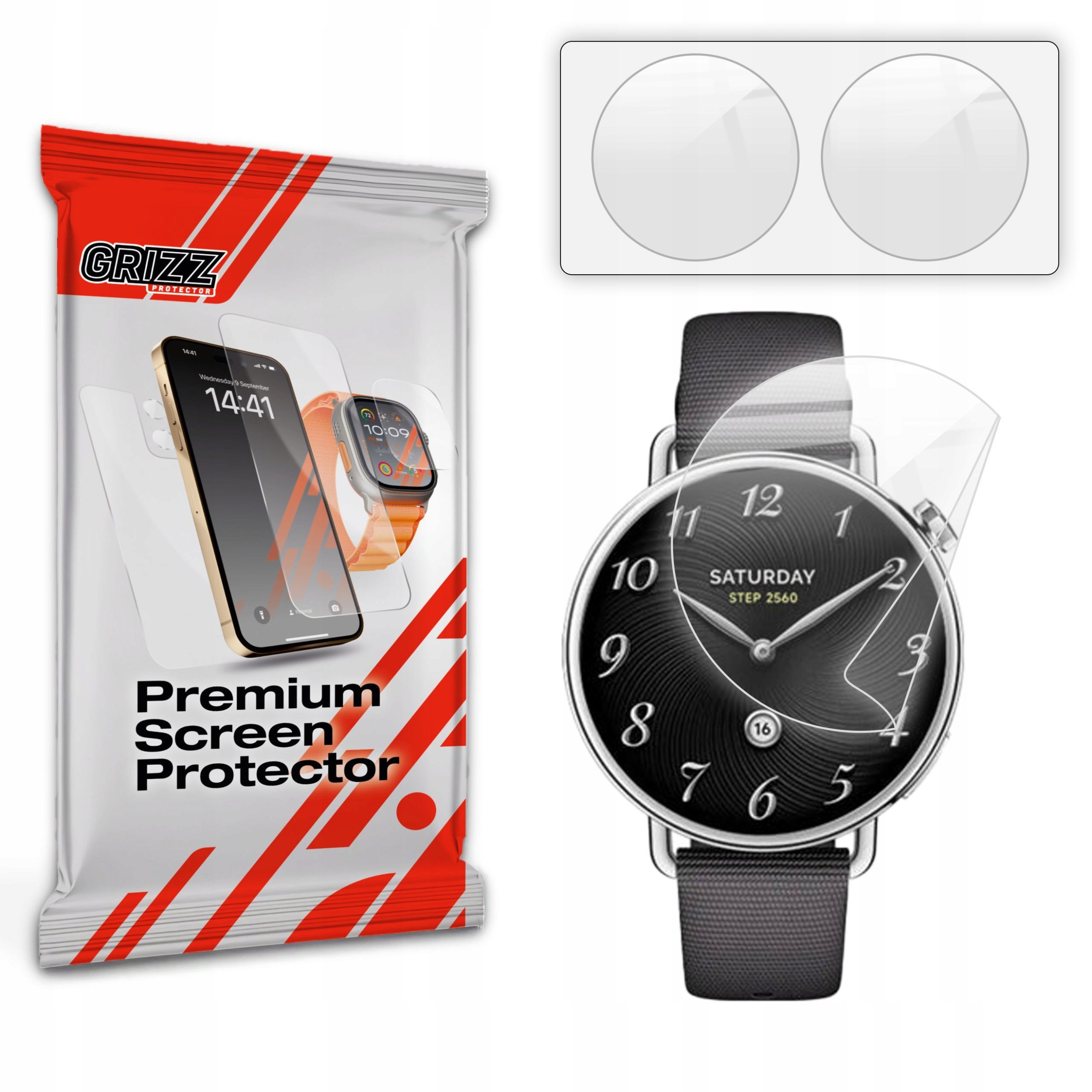 Folia ceramiczna GrizzGlass CeramicFilm do Xiaomi Watch S4 41mm
