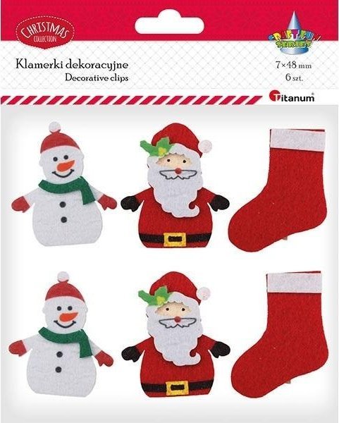 Klamerki drewniane Boże Narodzenie