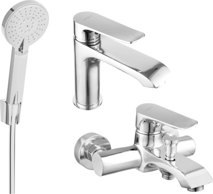 Mexen Mexen Pecos R40 zestaw wannowy, chrom - 72703R40-00