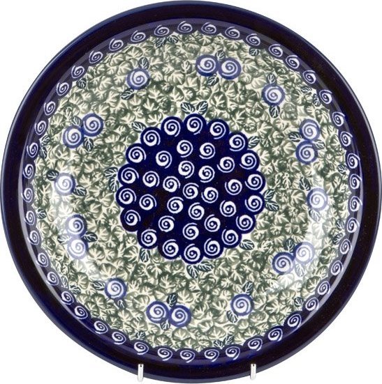 Bolesławiec Talerz głęboki 23cm Bolesławiec Dekor 1073