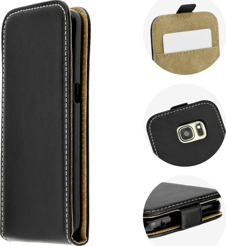 Partner Tele.com Kabura Slim Flexi Fresh Pionowa do SAMSUNG J4+ ( J4 Plus ) czarny