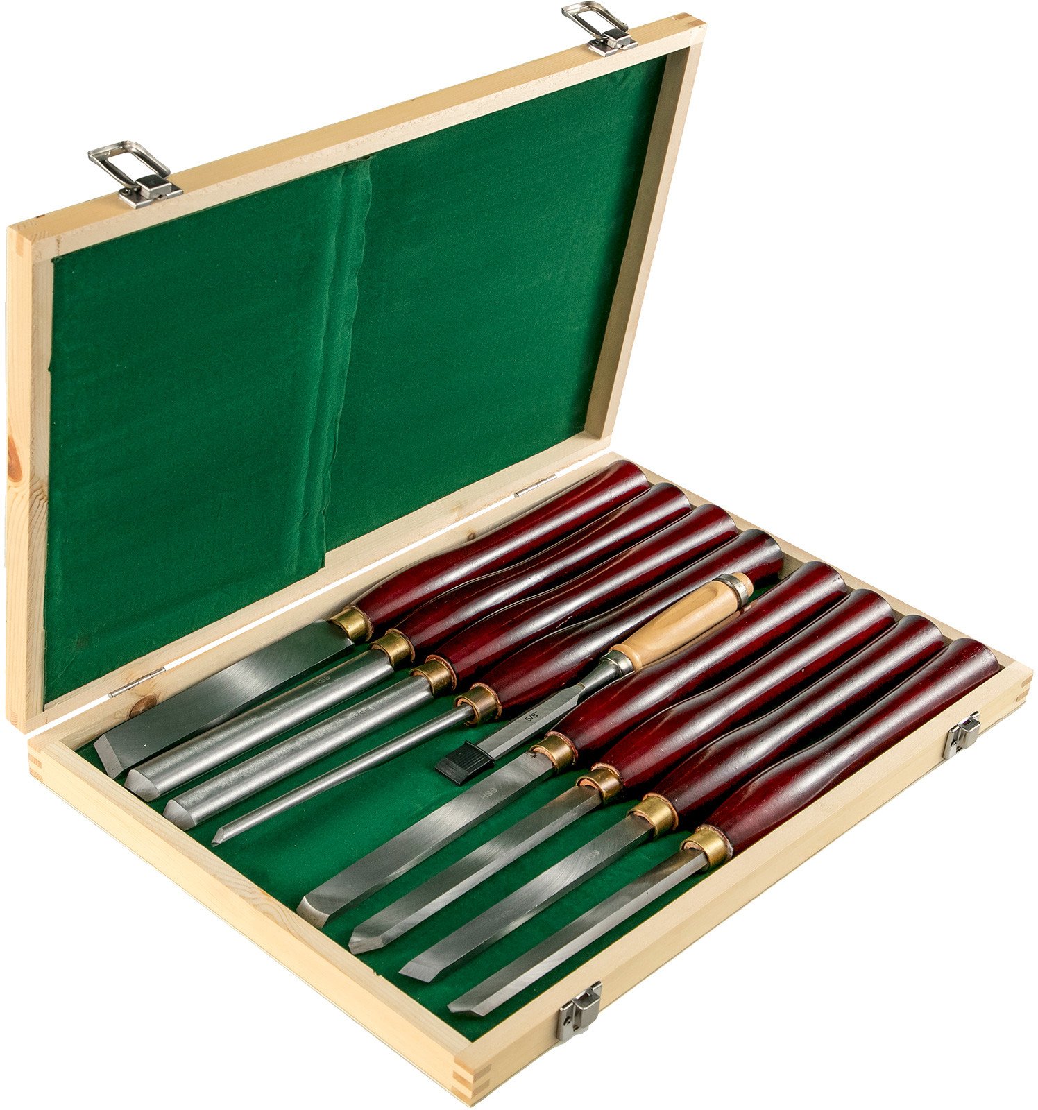 Dłuta do drewna zestaw 8szt dłuta tokarskie 7/9" rzeźba meble