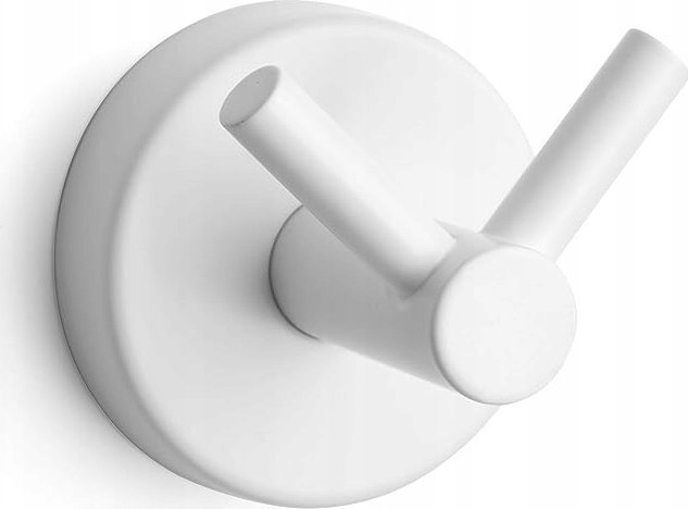 KAPITAN Double towel hook Kapitan UNO 12 02 66, white matt