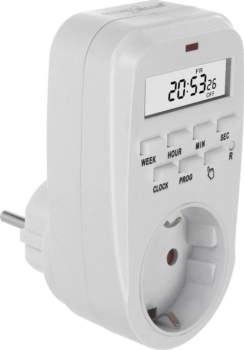 GreenBlue Włącznik czasowy - timer cyfrowy GreenBlue, max. obciążenie 16A, IP20, GB362 F