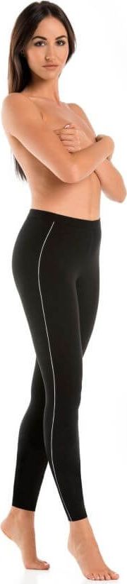 Teyli Legginsy na fitness bawełniane Athletico czarne Czarny 3XL