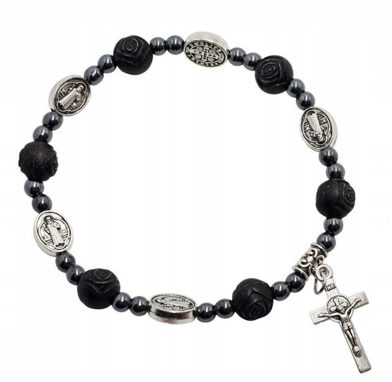 Różaniec Benedykt róża czarna