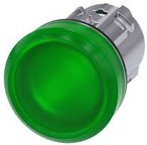 Siemens Główka lampki sygnalizacyjnej 22mm zielona (3SU1051-6AA40-0AA0)