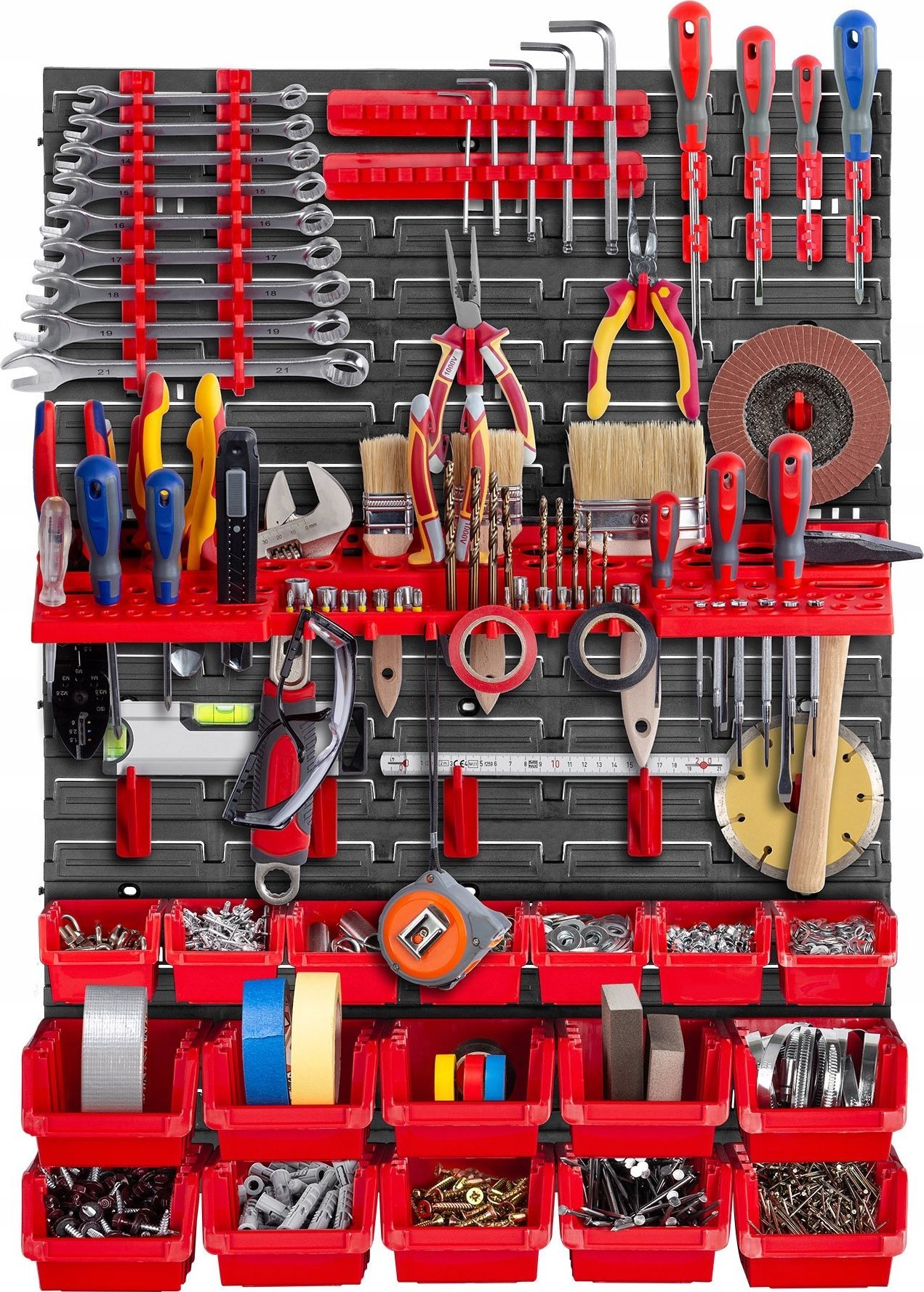 Kadax Tablica Narzędziowa Ścianka 58x78cm 38 el