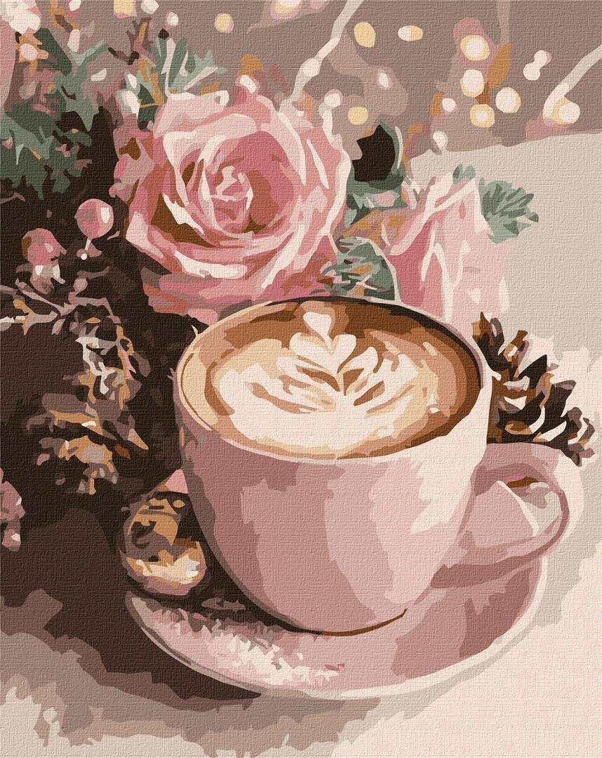 Ideyka Malowanie po numerach - Noworoczny cappuccino