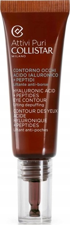 Collistar Attivi Puri Hyaluronic Acid + Peptides Eye Contour krem pod oczy z kwasem hialuronowym i peptydami 15ml