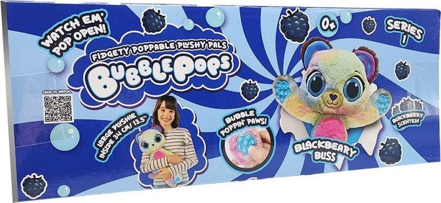 Cobi Maskotka Bubble Pops Pachnące maskotki - Jeżynowy Miś