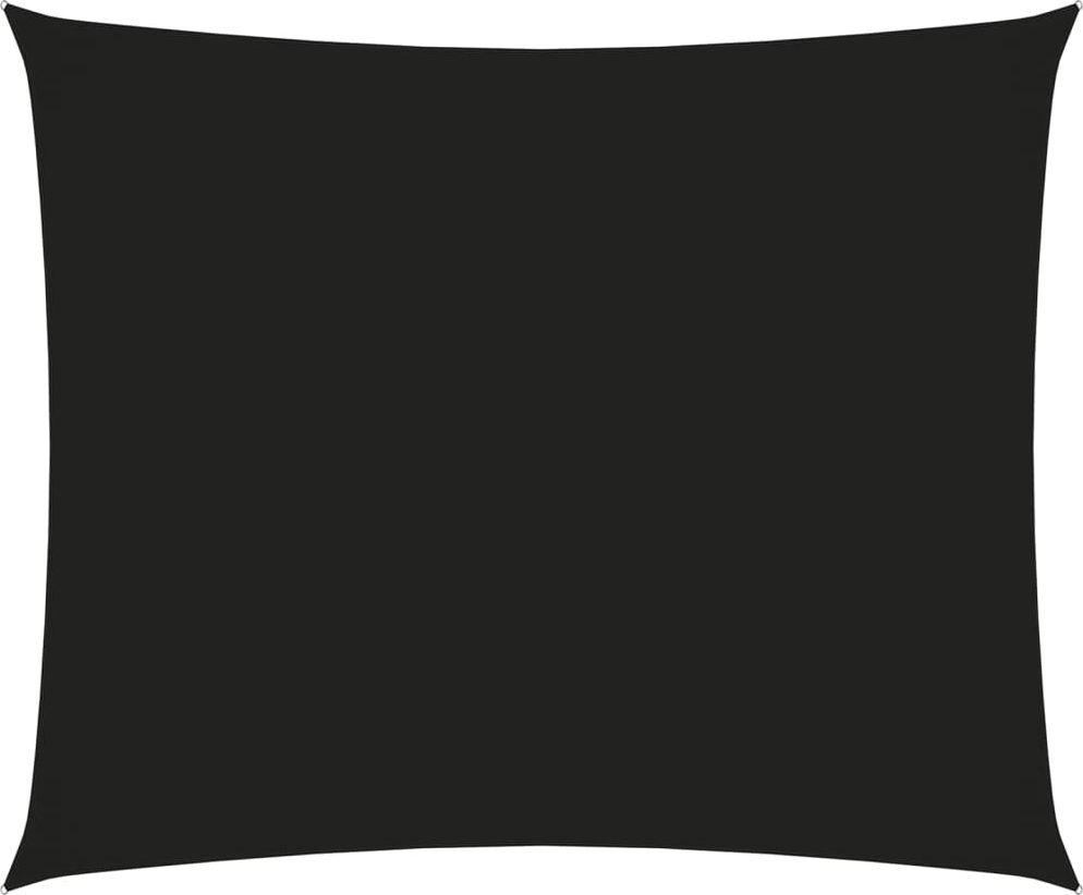 vidaXL Prostokątny żagiel ogrodowy, tkanina Oxford, 3x4 m, czarny