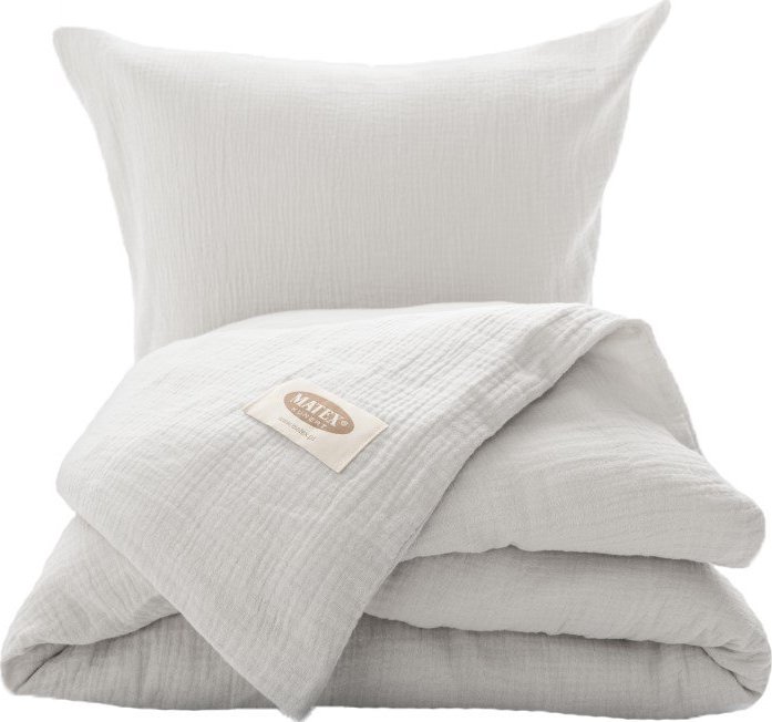 Multitex Pościel 160 x 200 3cz Bawełniana Muślinowa 01